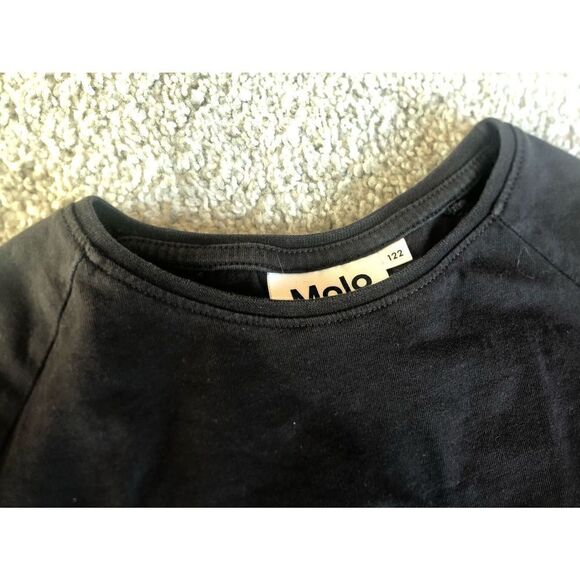 5/$25 SALE Molo Raelicka Black Bean Long Sleeves Cotton Tee Size 122 7 Years - Picture 15 of 15